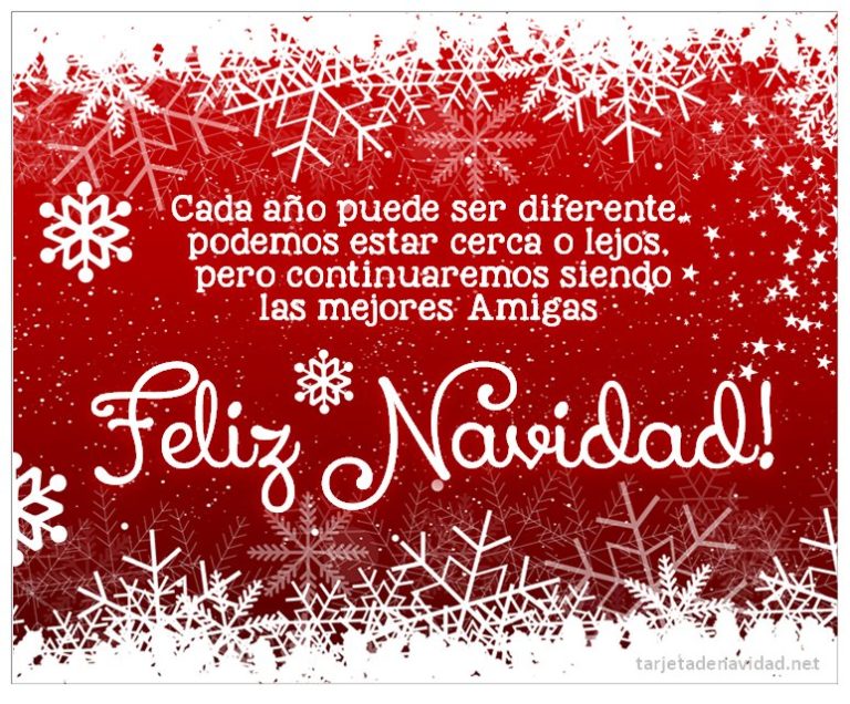 frases navideñas para una amiga