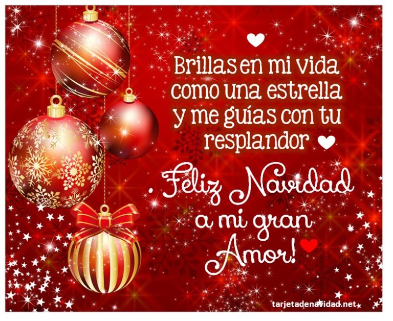 Frases de Navidad para tu Amor Tarjetas de navidad