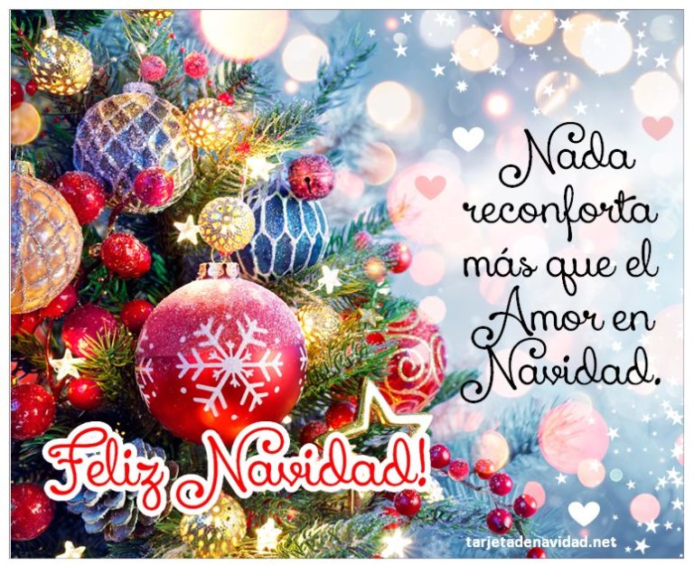 frases bonitas de feliz navidad para mi amor