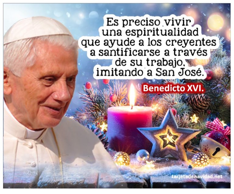 frases de navidad papa benedicto