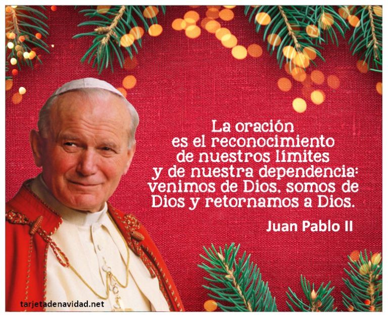 Frases Navidad Juan Pablo II