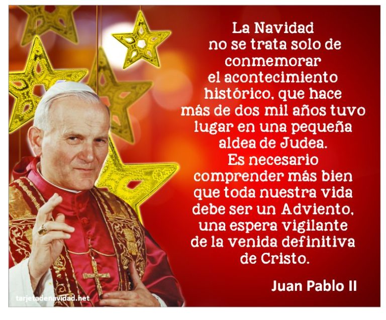 frases de juan pablo ii sobre la navidad