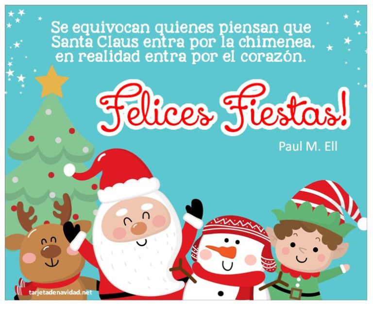 feliz navidad para niños frases