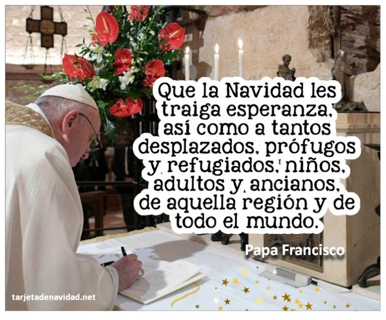 frases del papa francisco en navidad