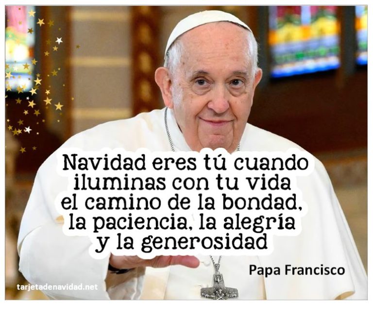 frases del papa francisco sobre la navidad