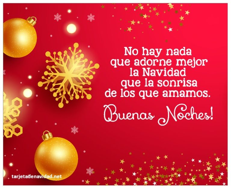 Frases Navideñas Buenas Noches