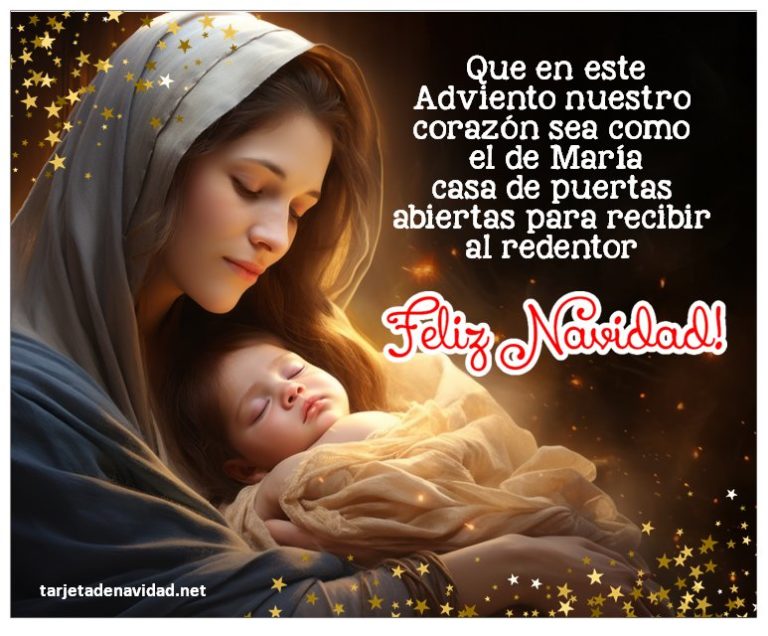 Frases de Navidad de la Virgen María