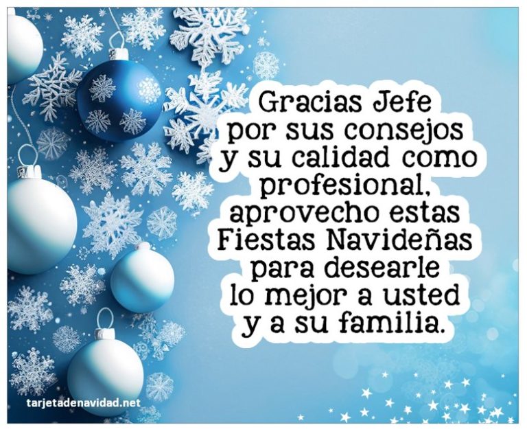 Frases de Navidad para Jefes