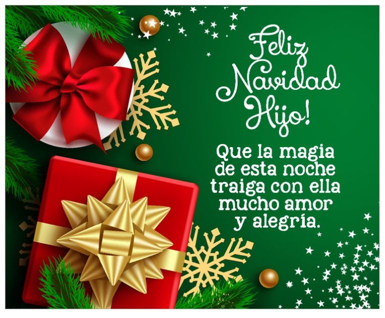 frases de navidad para un hijo varon