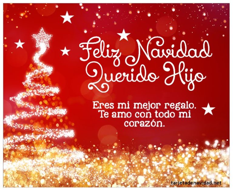 palabras de navidad para un hijo