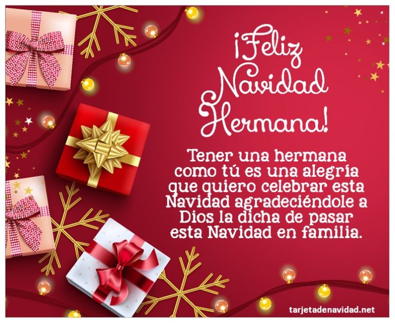 imágenes de navidad para una hermana