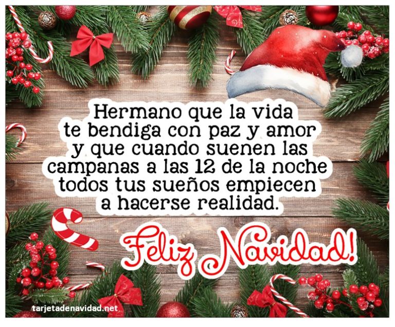 feliz navidad hermanos queridos