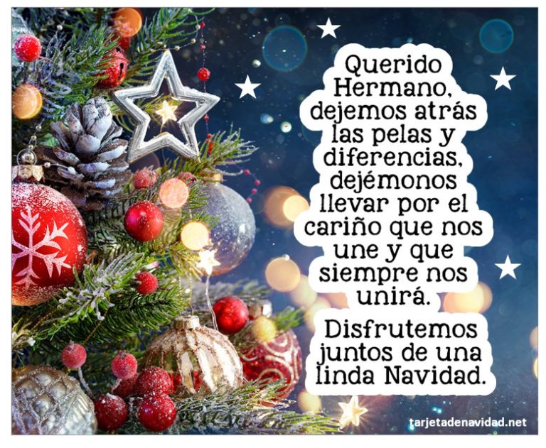 frases de navidad para un hermano