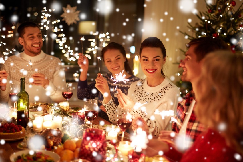 Navidad Amigos y familia