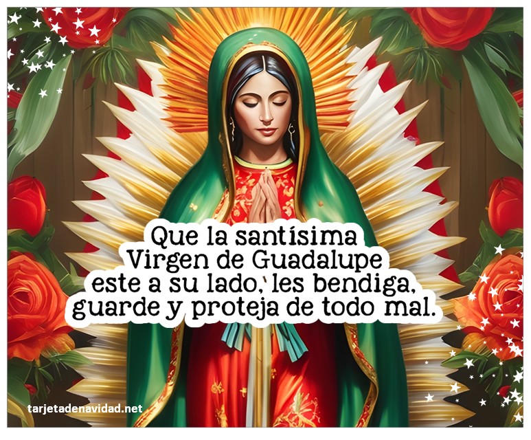 Frases, Día de la Virgen de Guadalupe - agradecimiento, cotas y